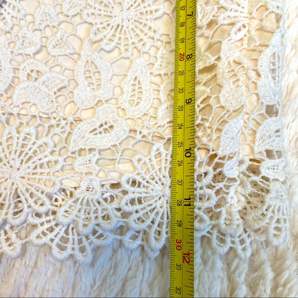 ZARA Basic Crochet Ivory Skort - Size: S - Picture 8 of 8
